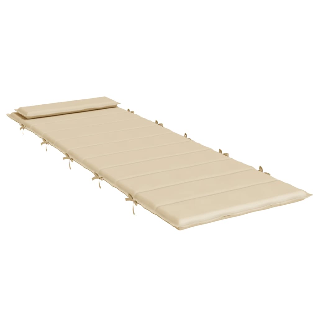 Ligbedkussen 180x60x3 cm oxford stof beige - AllerleiShop