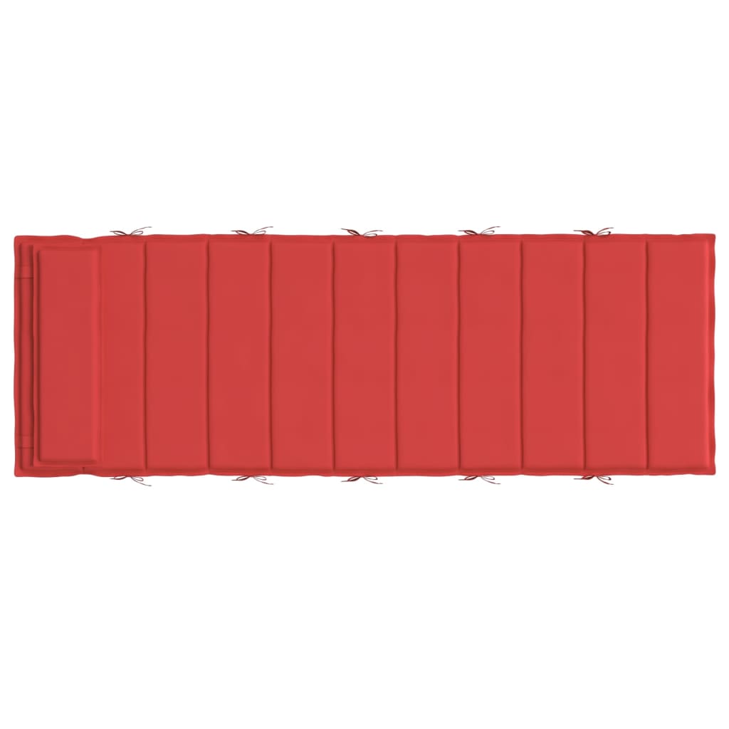 Ligbedkussen 180x60x3 cm oxford stof rood - AllerleiShop