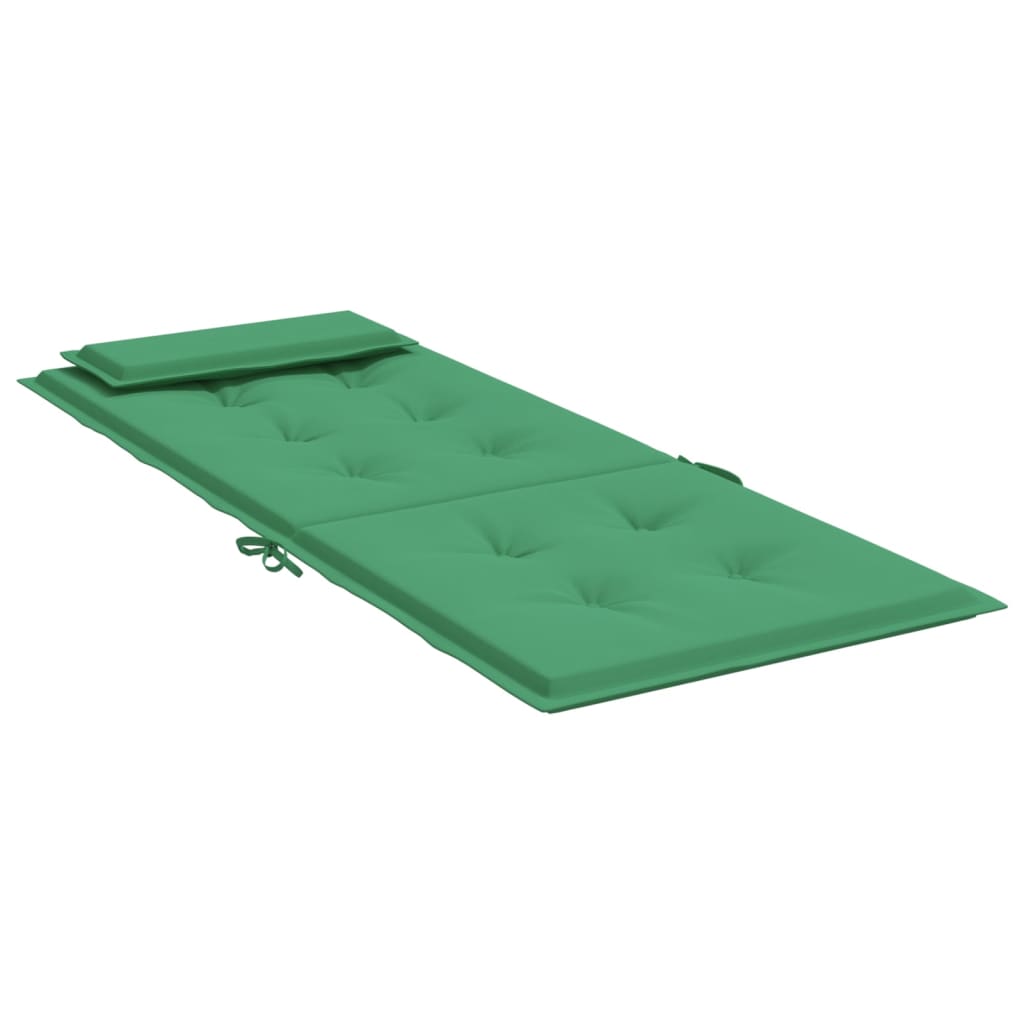 Stoelkussens 2 st hoge rug oxford stof groen - AllerleiShop