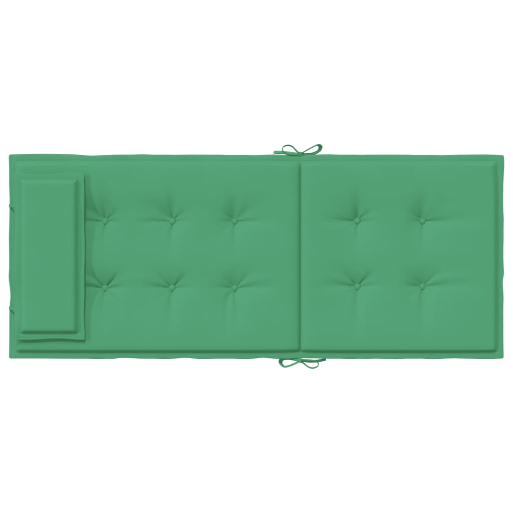 Stoelkussens 2 st hoge rug oxford stof groen - AllerleiShop