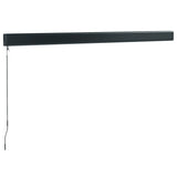 Luifel uittrekbaar 3x2,5 m stof en aluminium blauw en wit