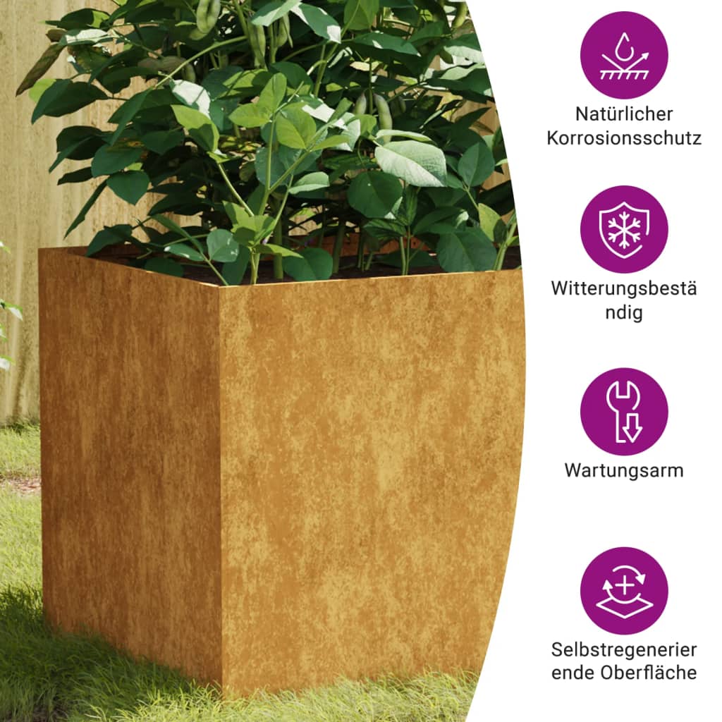 Plantenbak 80x40x40 cm cortenstaal - AllerleiShop