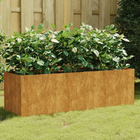 Plantenbak verhoogd 120x40x40 cm cortenstaal - AllerleiShop