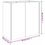 Plantenbak 80x40x80 cm cortenstaal - AllerleiShop