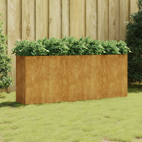 Plantenbak verhoogd 200x40x80 cm cortenstaal - AllerleiShop