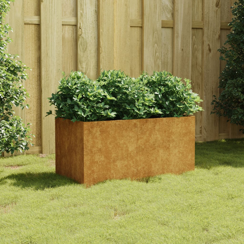 Plantenbak 80x40x40 cm cortenstaal - AllerleiShop