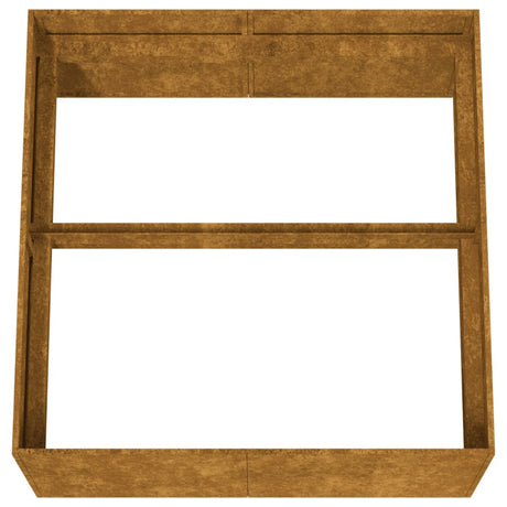 Plantenbak 80x80x40 cm cortenstaal - AllerleiShop