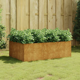 Plantenbak verhoogd 120x80x40 cm cortenstaal - AllerleiShop