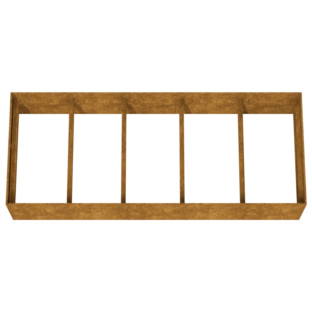 Plantenbak verhoogd 200x80x40 cm cortenstaal - AllerleiShop