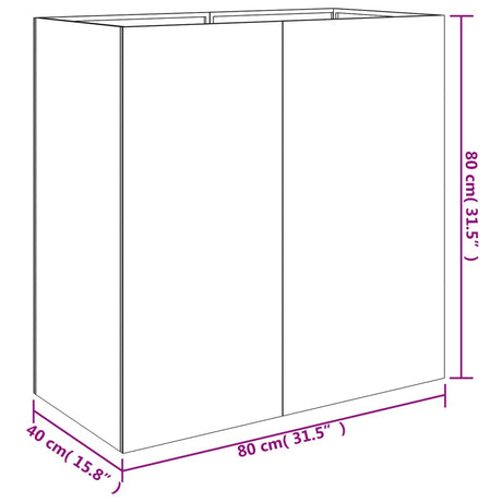 Plantenbak 40x80x80 cm cortenstaal - AllerleiShop