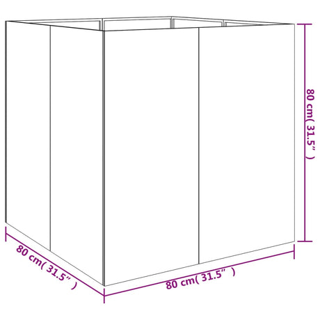 Plantenbak 80x80x80 cm cortenstaal - AllerleiShop