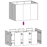 Plantenbak verhoogd 120x80x80 cm cortenstaal - AllerleiShop