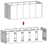Plantenbak verhoogd 200x80x80 cm cortenstaal - AllerleiShop