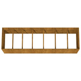 Plantenbak verhoogd 280x80x80 cm cortenstaal - AllerleiShop