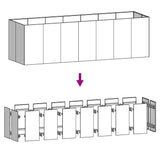 Plantenbak verhoogd 280x80x80 cm cortenstaal - AllerleiShop