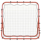 Voetbal kickback rebounder verstelbaar 96x80x96 cm staal en PE