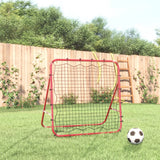 Voetbal kickback rebounder verstelbaar 96x80x96 cm staal en PE