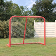 Hockeydoel 183x71x122 cm polyester rood en wit - AllerleiShop