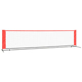 Tennisnet 400x100x87 cm polyester zwart en rood - AllerleiShop