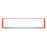 Tennisnet 400x100x87 cm polyester zwart en rood - AllerleiShop