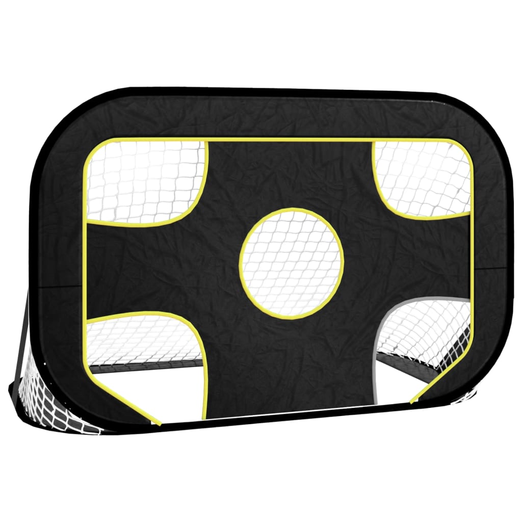 Voetbaldoel met doelwit 120x80x80 cm polyester - AllerleiShop