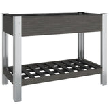 Plantenbak verhoogd met schap 100x50x75 cm HKC - AllerleiShop