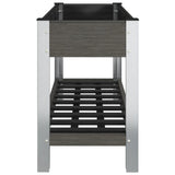 Plantenbak verhoogd met schap 100x50x75 cm HKC - AllerleiShop