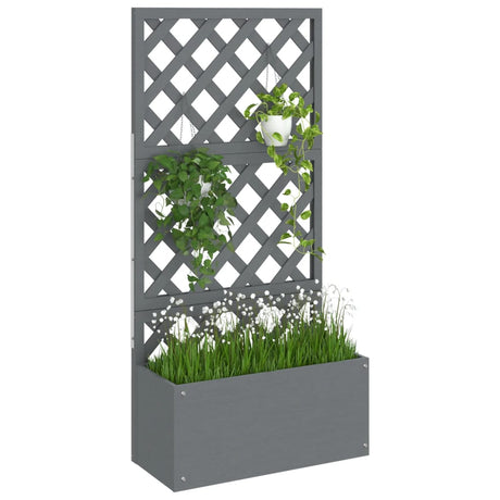 Plantenbak met latwerk 65x33x135 cm HKC - AllerleiShop