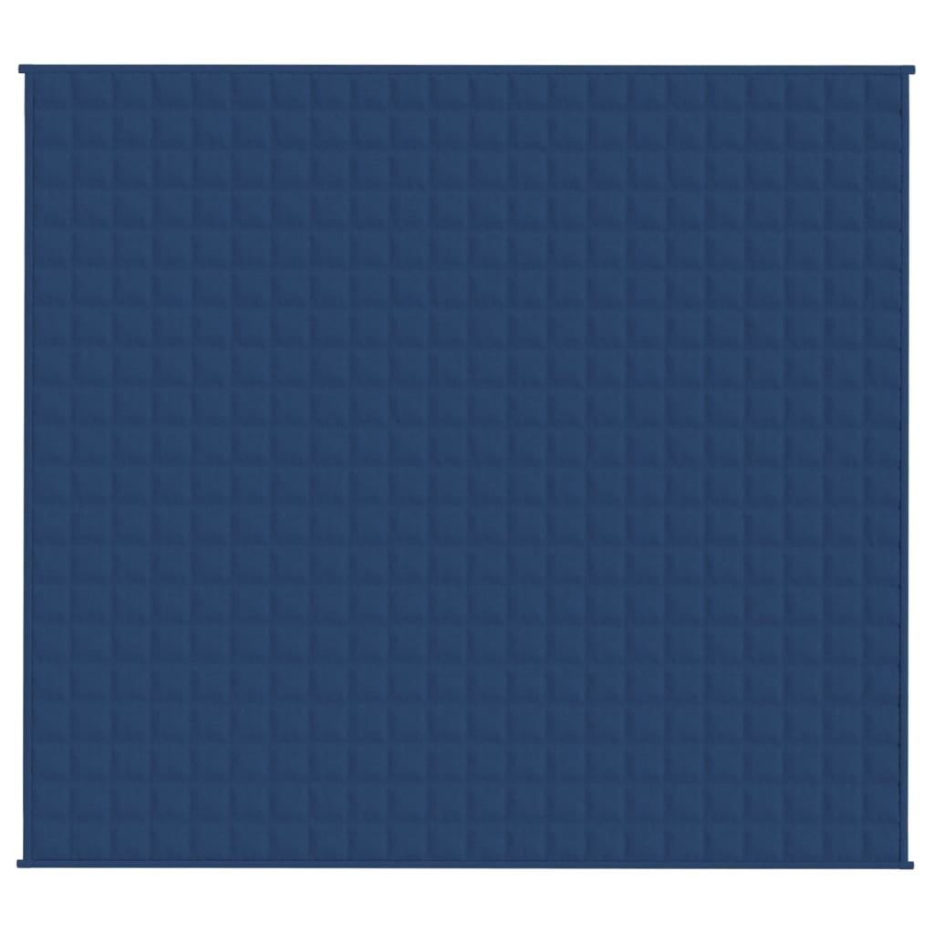 Verzwaringsdeken 200x230 cm 13 kg stof blauw