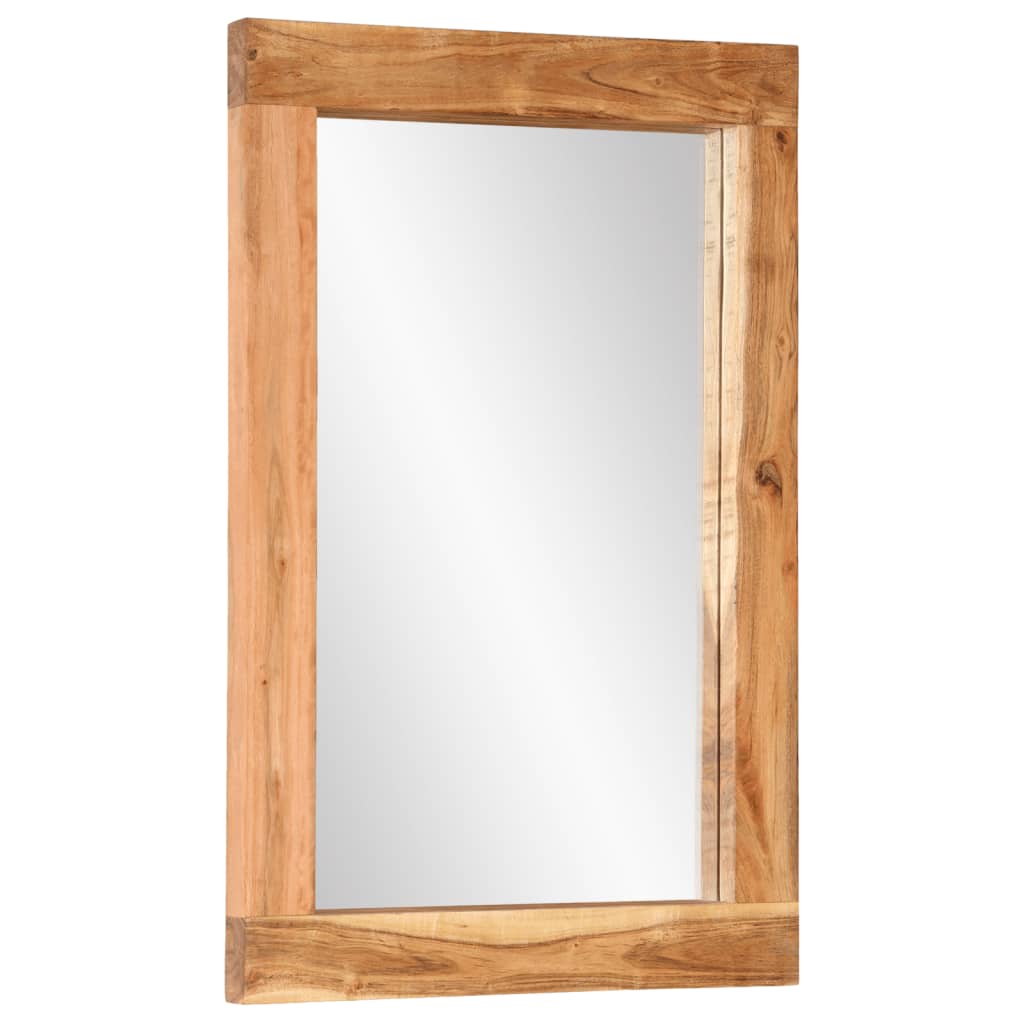 Spiegel 70x50 cm massief acaciahout en glas - AllerleiShop