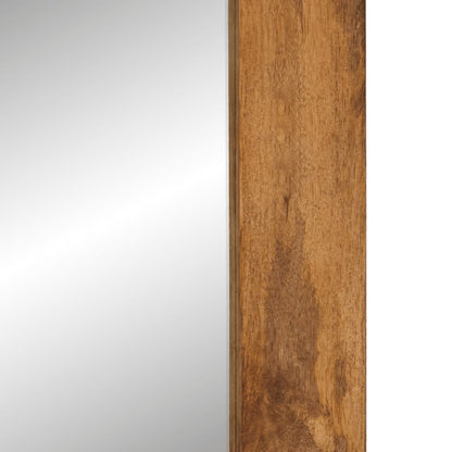 Spiegel 70x50 cm massief mangohout en glas - AllerleiShop