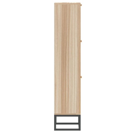 Schoenenkast 52x25x120 cm bewerkt hout - AllerleiShop