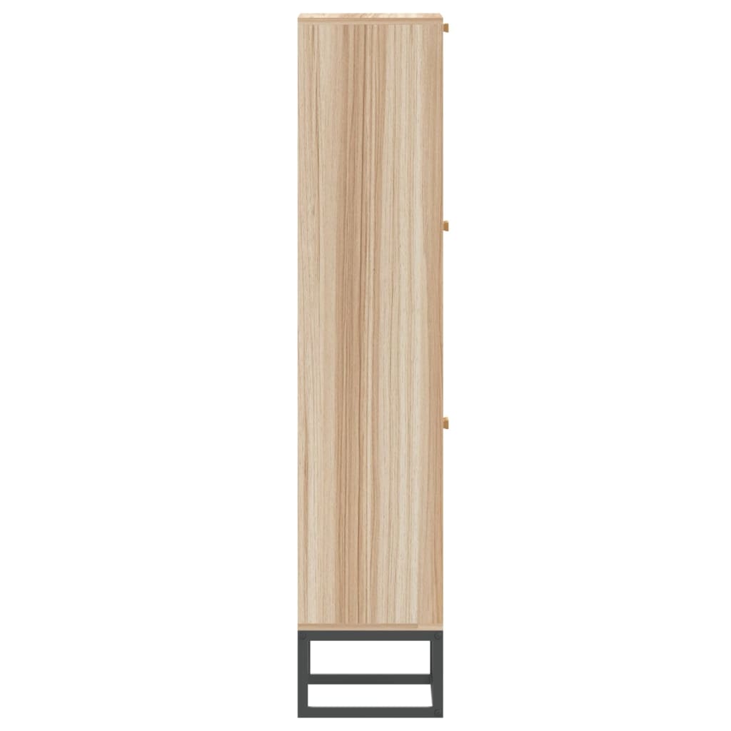 Schoenenkast 52x25x120 cm bewerkt hout - AllerleiShop