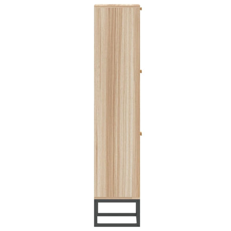 Schoenenkast 52x25x120 cm bewerkt hout - AllerleiShop