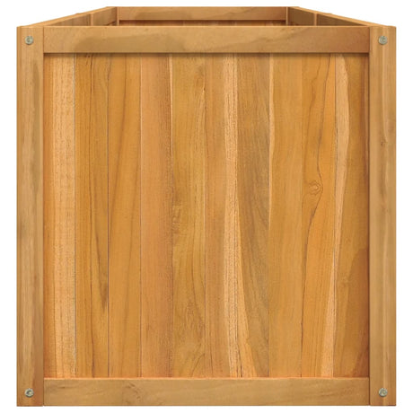 Plantenbak verhoogd 150x50x50 cm massief teakhout - AllerleiShop