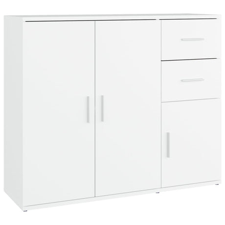 Dressoir 91x29,5x75 cm bewerkt hout wit - AllerleiShop