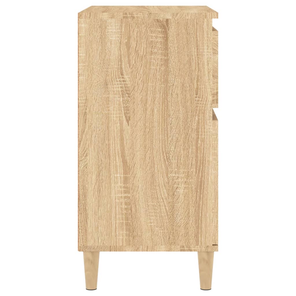 Dressoir 60x35x70 cm bewerkt hout sonoma eikenkleurig - AllerleiShop