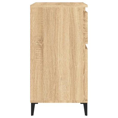 Dressoir 60x35x70 cm bewerkt hout sonoma eikenkleurig - AllerleiShop