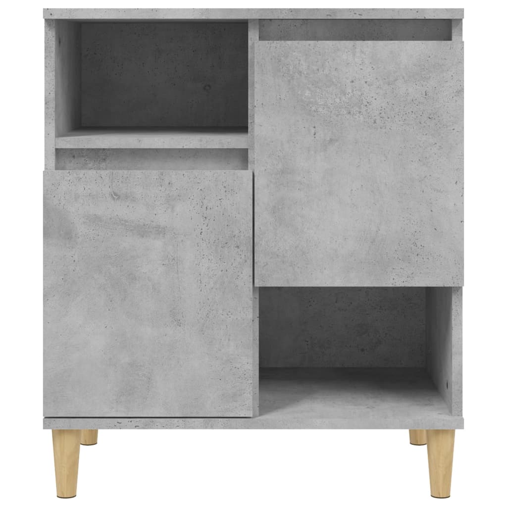 Dressoir 60x35x70 cm bewerkt hout betongrijs - AllerleiShop