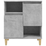 Dressoir 60x35x70 cm bewerkt hout betongrijs - AllerleiShop