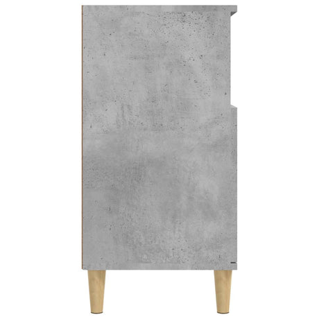 Dressoir 60x35x70 cm bewerkt hout betongrijs - AllerleiShop