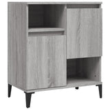 Dressoir 60x35x70 cm bewerkt hout grijs sonoma eikenkleurig - AllerleiShop