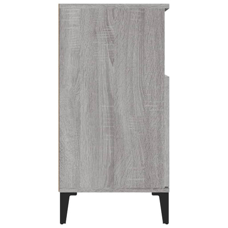 Dressoir 60x35x70 cm bewerkt hout grijs sonoma eikenkleurig - AllerleiShop