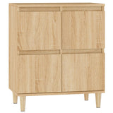 Dressoir 60x35x70 cm bewerkt hout sonoma eikenkleurig - AllerleiShop