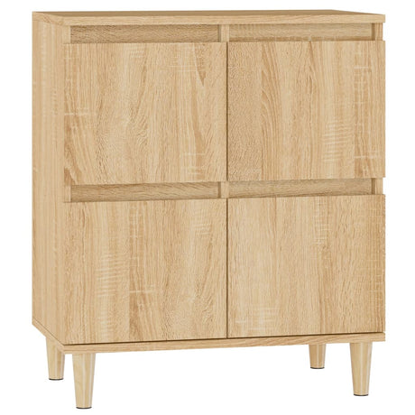 Dressoir 60x35x70 cm bewerkt hout sonoma eikenkleurig - AllerleiShop