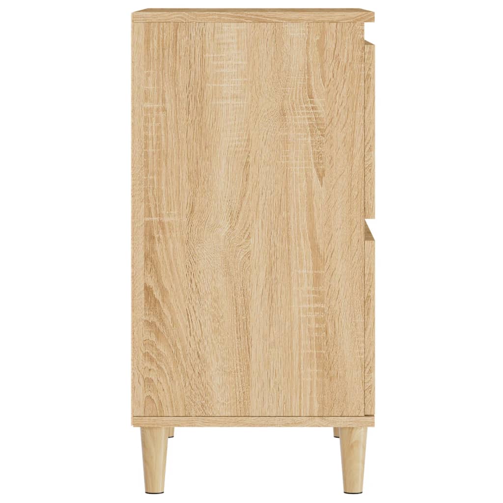 Dressoir 60x35x70 cm bewerkt hout sonoma eikenkleurig - AllerleiShop