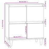 Dressoir 60x35x70 cm bewerkt hout sonoma eikenkleurig - AllerleiShop