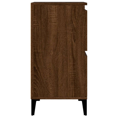 Dressoir 60x35x70 cm bewerkt hout bruin eikenkleur - AllerleiShop