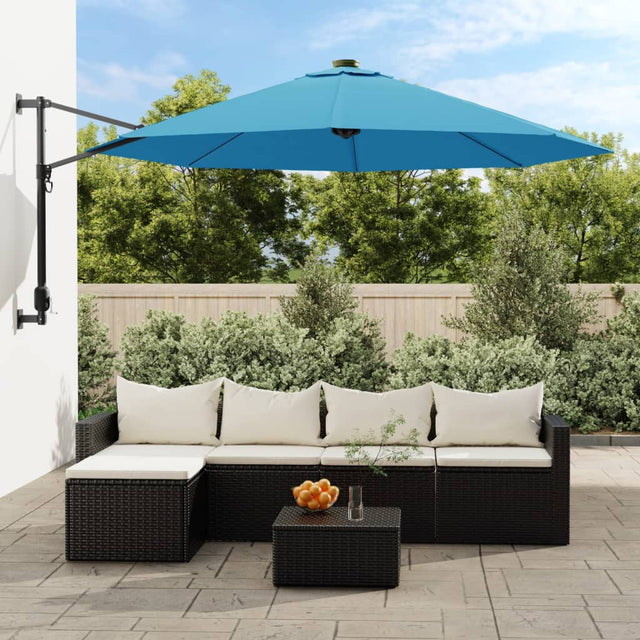 Wandparasol 290 cm zeeblauw - AllerleiShop