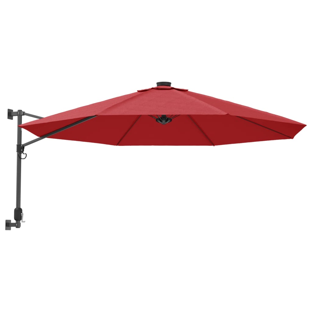 Wandparasol 290 cm felrood - AllerleiShop